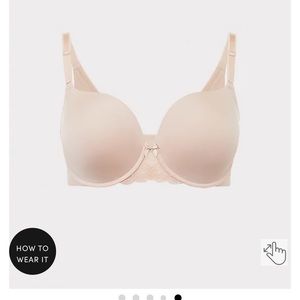 Gorgeous nude back smoothing bra 38 F